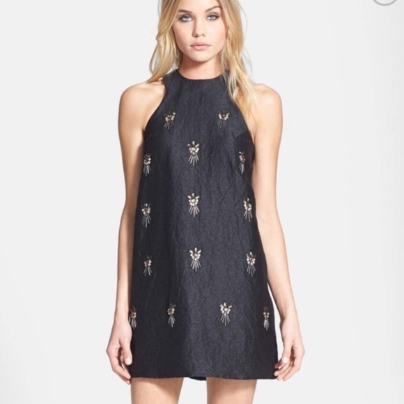 topshop embellished dress